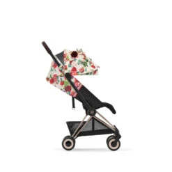 Poussette Coya Rosegold CYBEX Spring Blossom, Light Beige -Cybex Soldes Magasin poussette coya rosegold cybex spring blossom light beige 5