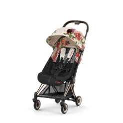 Poussette Coya Rosegold CYBEX Spring Blossom, Light Beige -Cybex Soldes Magasin poussette coya rosegold cybex spring blossom light beige 6