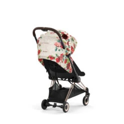 Poussette Coya Rosegold CYBEX Spring Blossom, Light Beige -Cybex Soldes Magasin poussette coya rosegold cybex spring blossom light beige 7