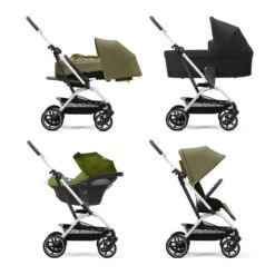 Poussette Eezy S Twist+ 2 B 2022 CYBEX Silver/Nature Green -Cybex Soldes Magasin poussette eezy s twist 2 b 2022 cybex silvernature green 4