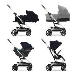 Poussette Eezy S Twist+ 2 B 2022 CYBEX Silver/Océan Blue -Cybex Soldes Magasin poussette eezy s twist 2 b 2022 cybex silverocean blue 3