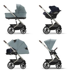 Poussette Talos S Lux CYBEX Taupe/Sky Blue -Cybex Soldes Magasin poussette talos s lux cybex taupesky blue 8