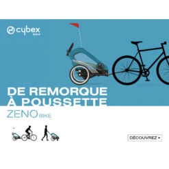 Poussette Zéno Bike One Box CYBEX All Black -Cybex Soldes Magasin poussette zeno bike one box cybex all black 13