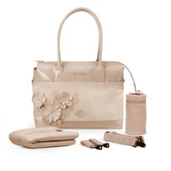 Sac à Langer Platinum Simply Flower CYBEX Mid Beige -Cybex Soldes Magasin sflo platinum changing bag fe 5