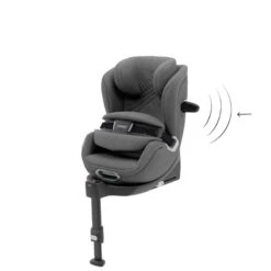 Siège-auto Anoris T I-Size Airbag Intégré CYBEX Soho Grey -Cybex Soldes Magasin siege auto anoris t i size cybex soho grey 2