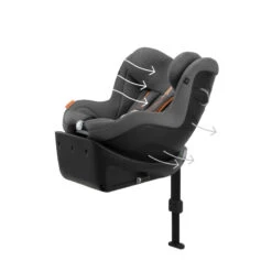 Siège-auto Sirona GI I-Size Plus CYBEX Lava Grey -Cybex Soldes Magasin siege auto sirona gi i size plus cybex lava grey 3