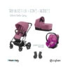Trio Poussette Balios S Lux + Siège Aton 5 + Nacelle Cot S CYBEX Black/Magnolia Pink 1 Trio Poussette Balios S Lux + Siège Aton 5 + Nacelle Cot S CYBEX Black/Magnolia Pink -Cybex Soldes Magasin trio balios s luxeaton 5cot s 4