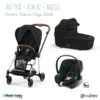 Trio Mios 3 + Nacelle + Aton B2 CYBEX Chrome Brown/Deep Black - Volcano