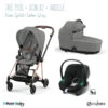 Trio Mios 3 + Nacelle + Aton B2 CYBEX Rosegold/Soho Grey - Volcano -Cybex Soldes Magasin trio mios 2022 nacelle aton b2 cybex rosegoldsoho grey volcano