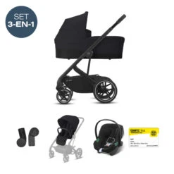 Trio Poussette Balios S Lux CYBEX Black/Deep Black