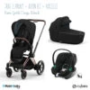Trio Poussette EPriam 2 + Nacelle + Aton B2 CYBEX Rosegold/Deep Black - Volcano -Cybex Soldes Magasin trio poussette epriam 2022 nacelle aton b2 cybex rosegolddeep black volcano