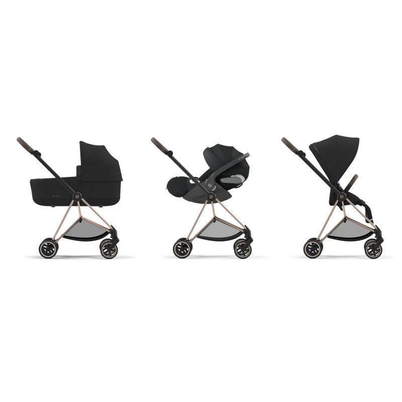 Trio Poussette Mios 3 + Nacelle + Cloud T CYBEX Rosegold/Off White 11 Trio Poussette Mios 3 + Nacelle + Cloud T CYBEX Rosegold/Off White – Image 9