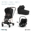 Trio Poussette Mios 3 + Nacelle + Cloud T CYBEX Rosegold/Sepia Black -Cybex Soldes Magasin trio poussette mios 3 nacelle cloud t cybex rosegoldsepia black