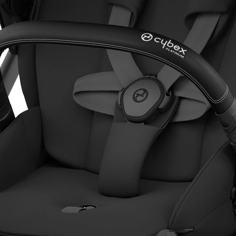 Trio Poussette Mios 3 + Nacelle + Cloud T Plus CYBEX Matt Black/Peach Pink 10 Trio Poussette Mios 3 + Nacelle + Cloud T Plus CYBEX Matt Black/Peach Pink – Image 8