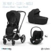 Trio Poussette Priam 4 + Cloud T I-Size + Nacelle CYBEX Chrome Black/Sepia Black -Cybex Soldes Magasin trio poussette priam 4 cloud t i size nacelle cybex chrome blacksepia black