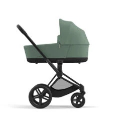 Trio Poussette Priam 4 + Cloud Ti-Size + Nacelle CYBEX Matt Black/Leaf Green -Cybex Soldes Magasin trio poussette priam 4 cloud t i size nacelle cybex matt blackleaf green 3