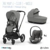 Trio Poussette Priam 4 + Cloud T I-Size + Nacelle CYBEX Matt Black/Mirage Grey -Cybex Soldes Magasin trio poussette priam 4 cloud t i size nacelle cybex matt blackmirage grey