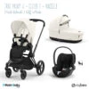 Trio Poussette Priam 4 + Cloud T I-Size + Nacelle CYBEX Matt Black/Off White -Cybex Soldes Magasin trio poussette priam 4 cloud t i size nacelle cybex matt blackoff white