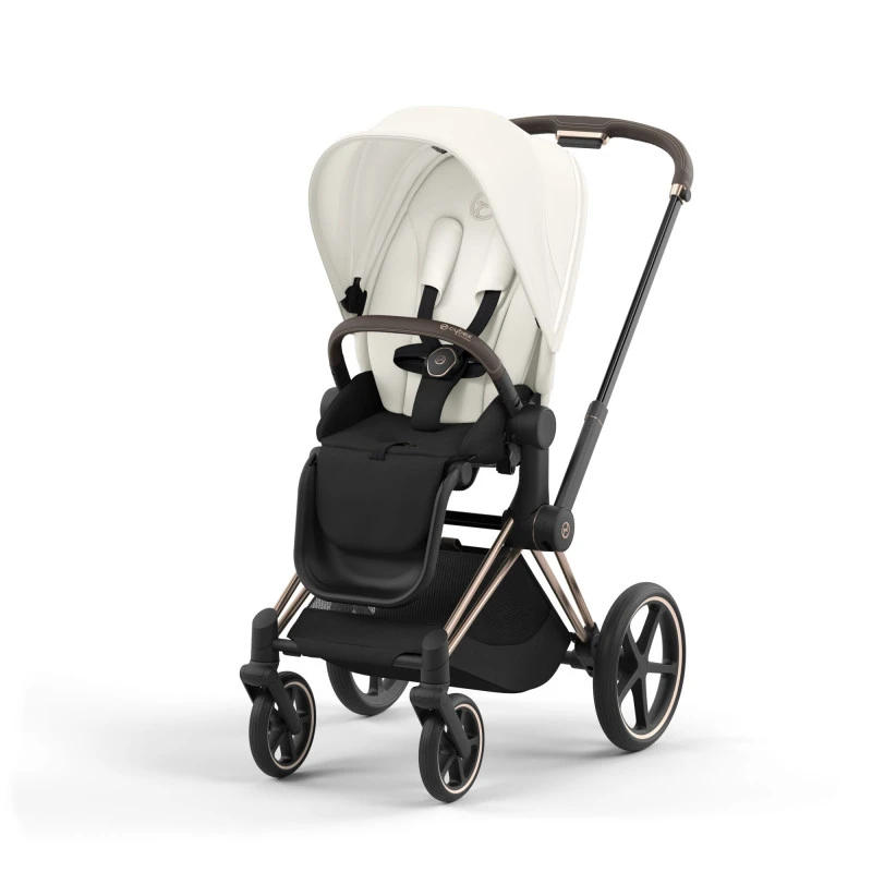 Trio Poussette Priam 4 + Cloud T I-Size + Nacelle CYBEX RoseGold/Off White 4 Trio Poussette Priam 4 + Cloud T I-Size + Nacelle CYBEX RoseGold/Off White – Image 2