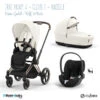 Trio Poussette Priam 4 + Cloud T I-Size + Nacelle CYBEX RoseGold/Off White -Cybex Soldes Magasin trio poussette priam 4 cloud t i size nacelle cybex rosegoldoff white