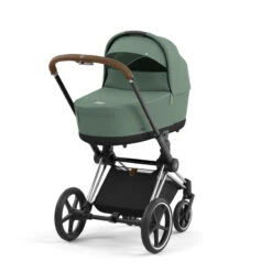 Trio Poussette Priam 4 + Cloud T Plus I-Size + Nacelle CYBEX Chrome Brown/Leaf Green -Cybex Soldes Magasin trio poussette priam 4 cloud t plus i size nacelle cybex chrome brownleaf green 2