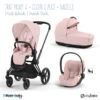 Trio Poussette Priam 4 + Cloud T Plus I-Size + Nacelle CYBEX Matt Black/Peach Pink -Cybex Soldes Magasin trio poussette priam 4 cloud t plus i size nacelle cybex matt blackpeach pink