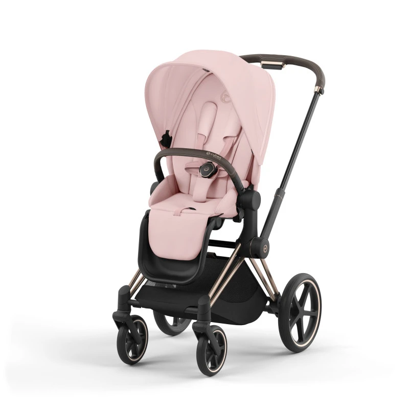 Trio Poussette Priam 4 + Cloud T Plus I-Size + Nacelle CYBEX RoseGold/Peach Pink 4 Trio Poussette Priam 4 + Cloud T Plus I-Size + Nacelle CYBEX RoseGold/Peach Pink – Image 2