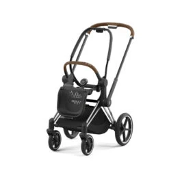 Trio Poussette Priam 4 + Cloud T Plus I-Size + Nacelle CYBEX Chrome Brown/Peach Pink -Cybex Soldes Magasin trio poussette priam 4 cloud t plus i size nacelle cybex rosesepia black 5