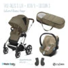Trio Poussette Talos S Lux + Siège Aton 5 + Cocoon S CYBEX Silver/Classic Beige -Cybex Soldes Magasin trio talos s luxeaton 5cocoon s 15