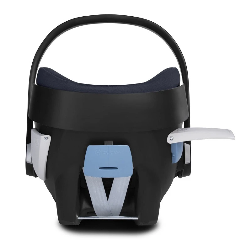 Trio Poussette Talos S Lux + Siège Aton 5 + Nacelle Cot S CYBEX Silver/Soho Grey 14 Trio Poussette Talos S Lux + Siège Aton 5 + Nacelle Cot S CYBEX Silver/Soho Grey – Image 12